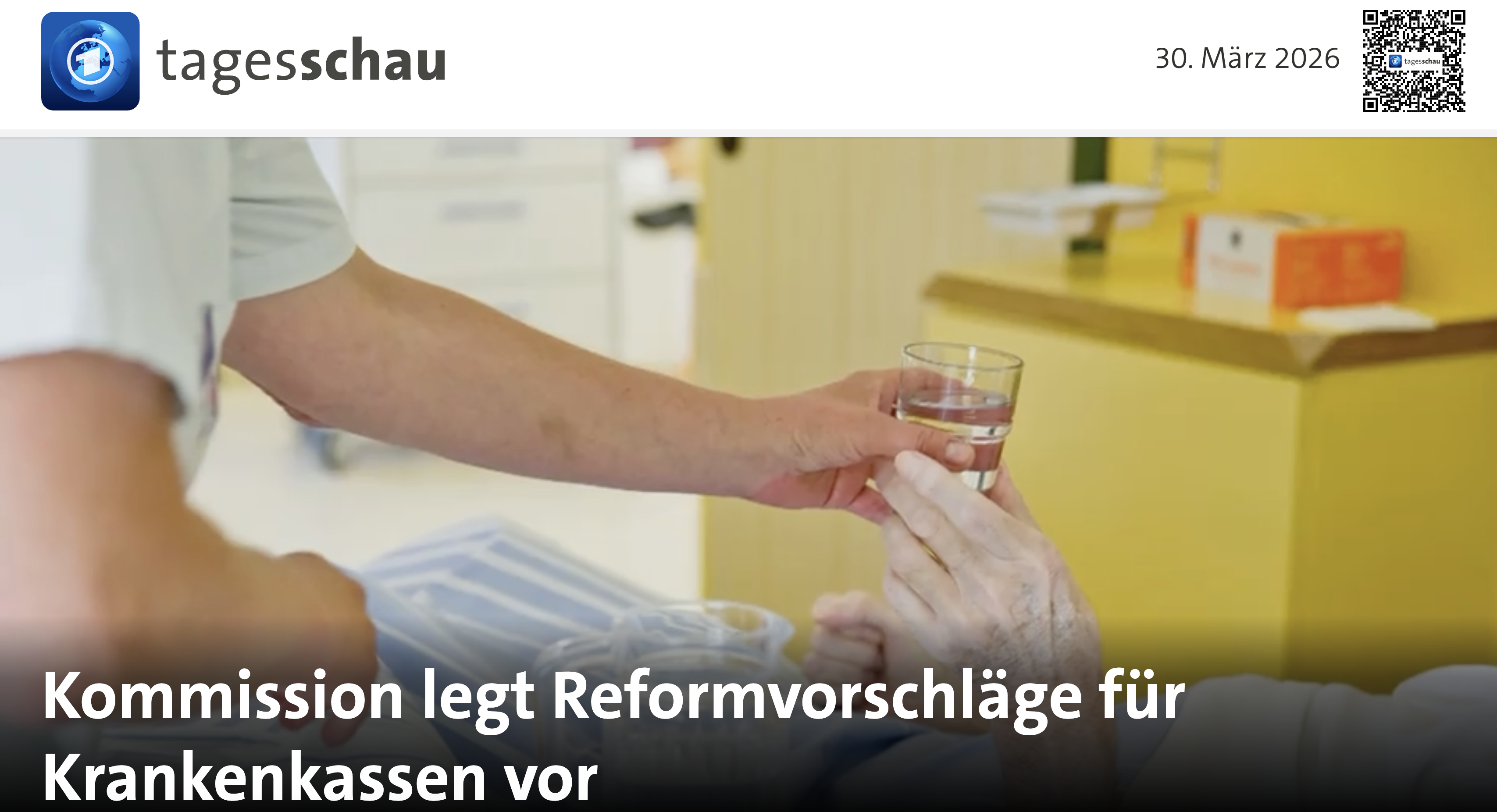 Tagesschau Template für die Digital Signage Software SignageNow
