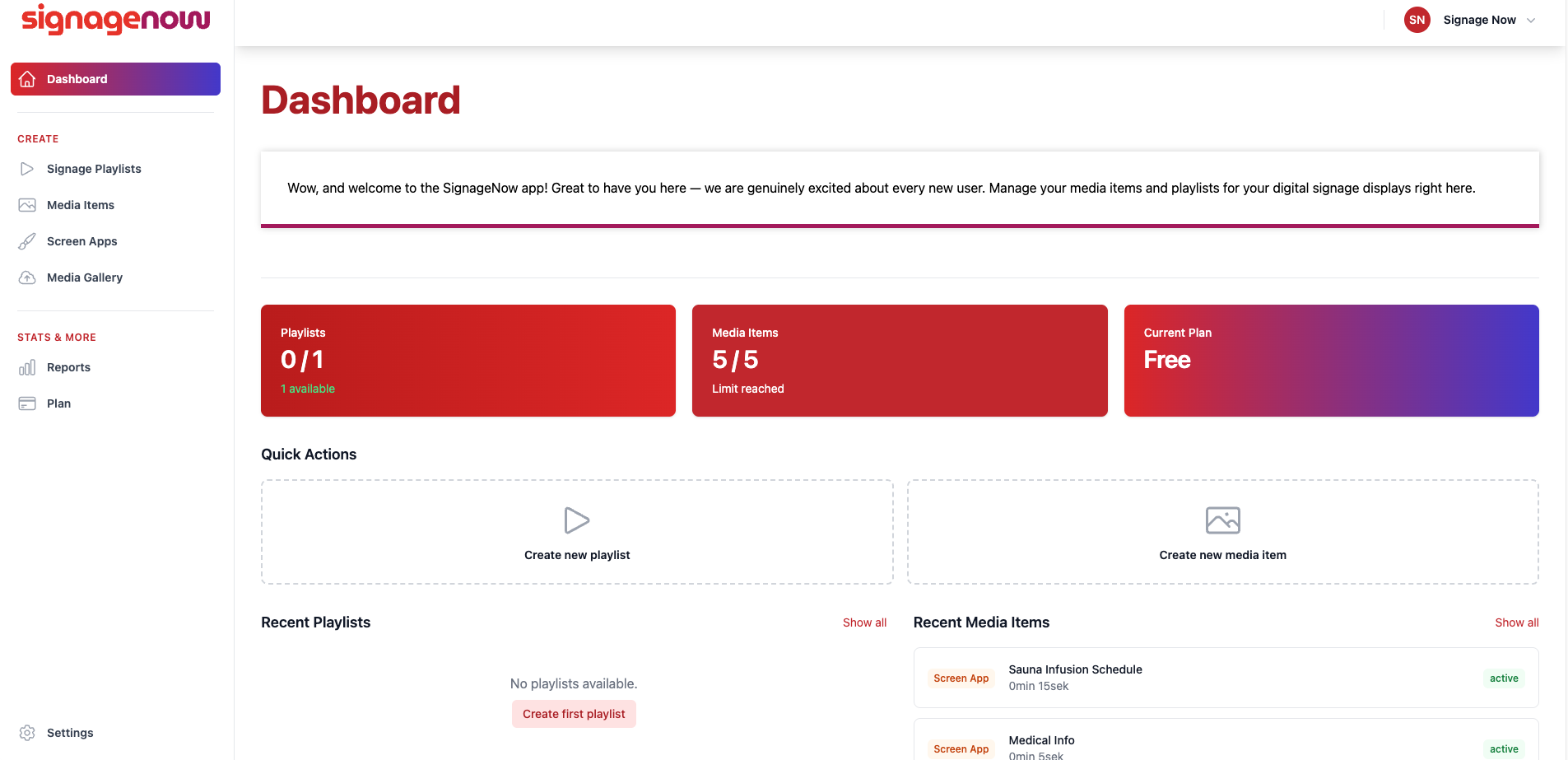 SignageNow is the best digital signage cloud software for In-Store displays and storefront advertising