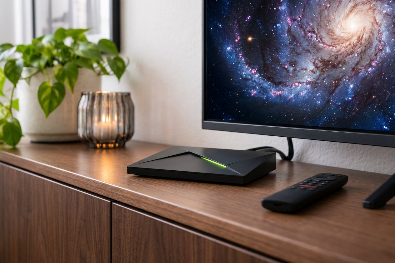 Mit der Digital Signage Cloud Software SignageNow kann jede NVIDIA Shield TV Box als Digital Signage Player genutzt werden