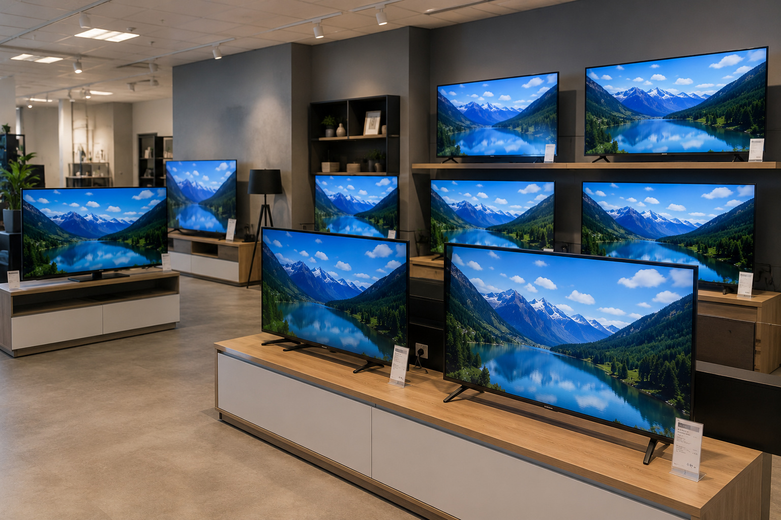 With the In-Store Display Software SignageNow you can use any Smart-TV for advertising