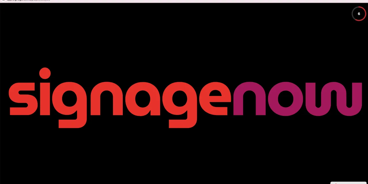 SignageNow's Digital Signage Player in the Browser