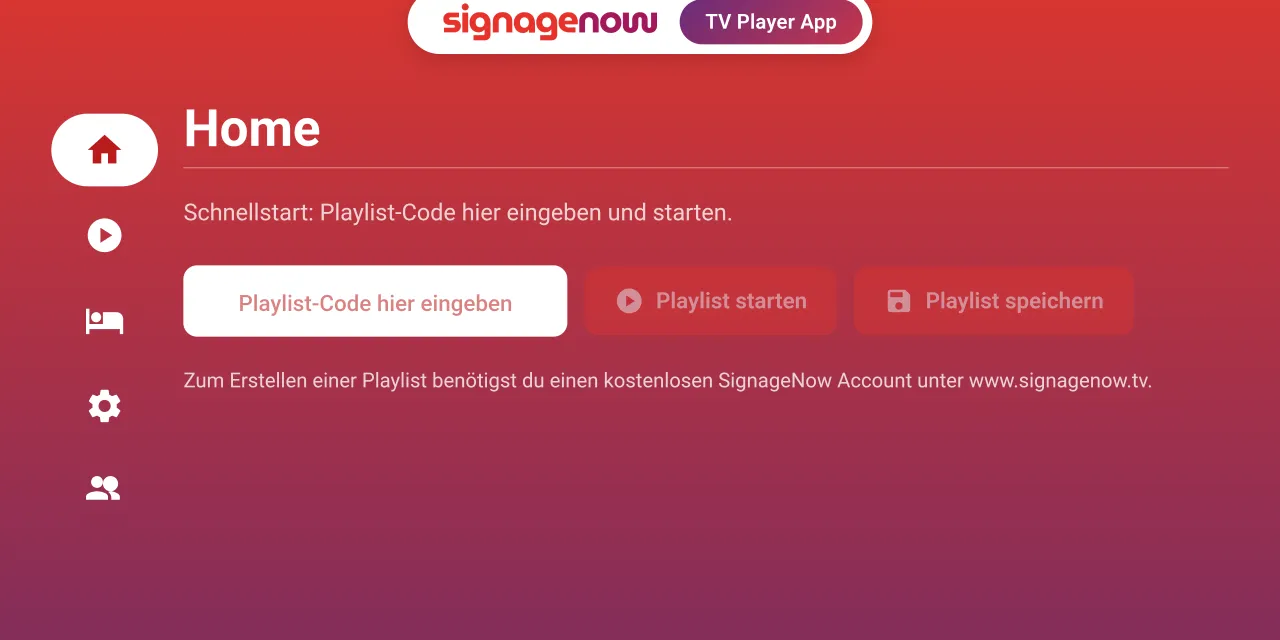 Nutze die kostenlose SignageNow Player App um deinen Fernseher mit Chromecast zum Digital Signage Player zu machen