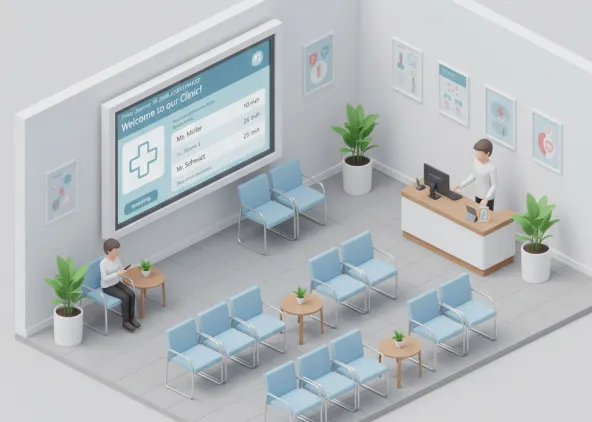 Create your own waiting room TV with SignageNow