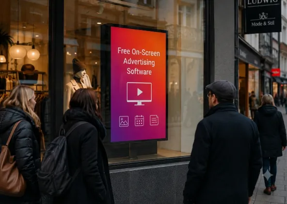 Which screen advertising software is free and the best?