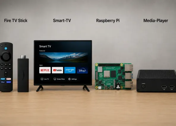 Fire TV Stick vs. Smart-TV vs. Raspberry Pi vs. Media-Player: Welche Hardware eignet sich für Digital Signage?