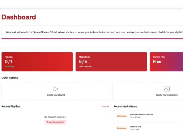 Cloud-based digital signage from Germany: SignageNow is now an officially registered trademark