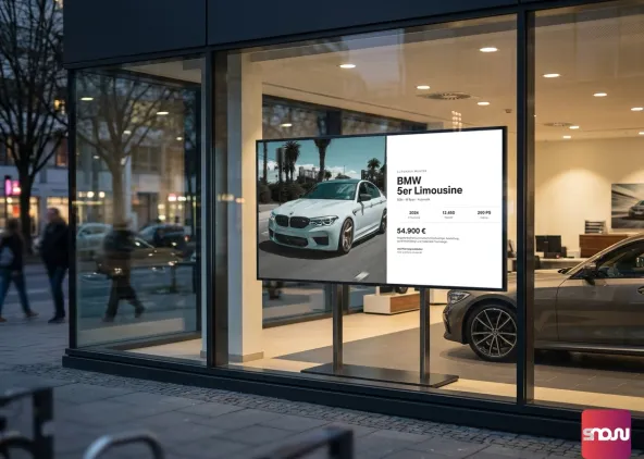 Guide: Digital Signage at the Car Dealership – Designing the Showroom and Service Area Digitally