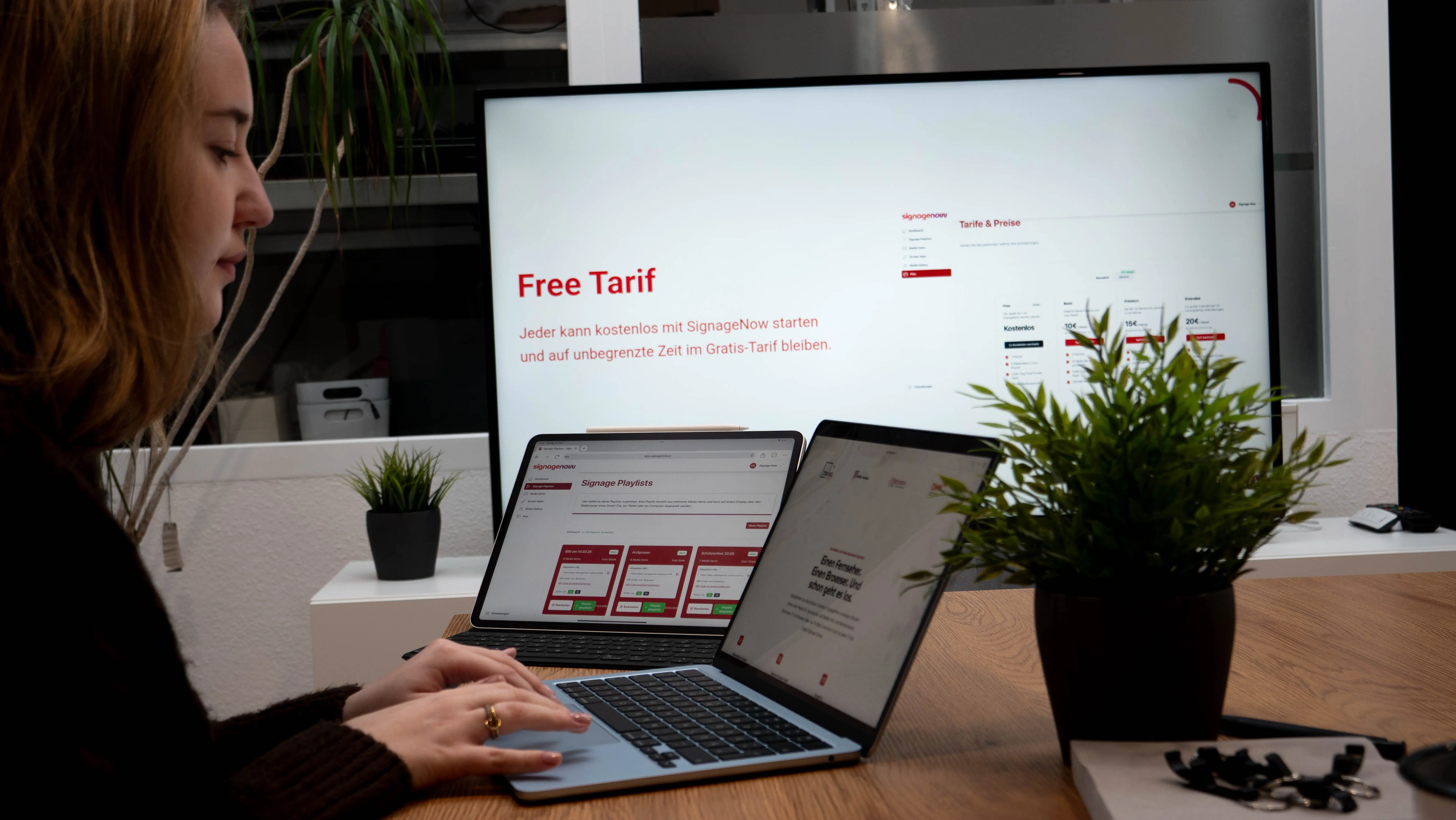 SignageNow is free digital signage software from Germany