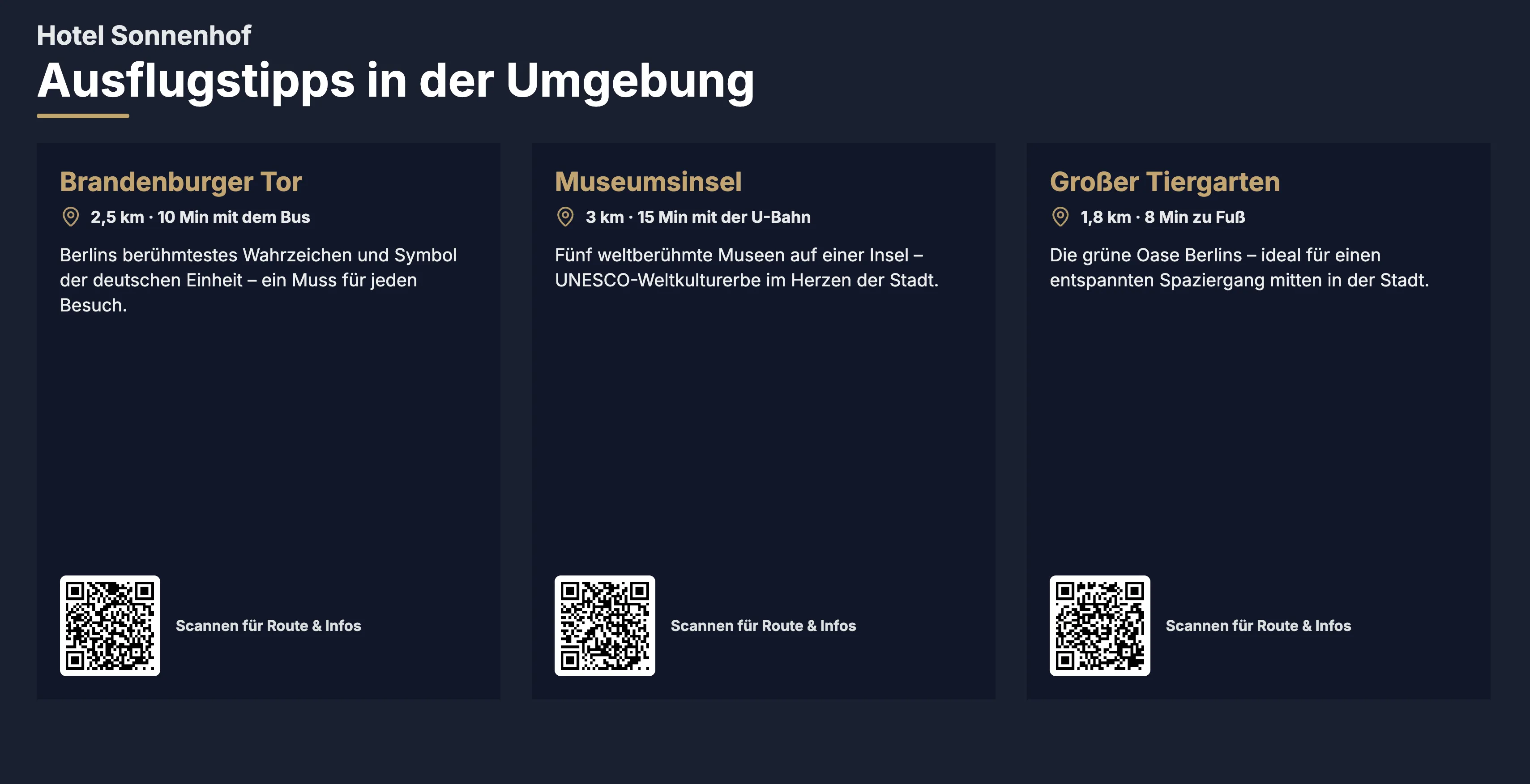 Präsentiere deine lokalen Sehenswürdigkeiten mit SignageNow auf Bildschirmen