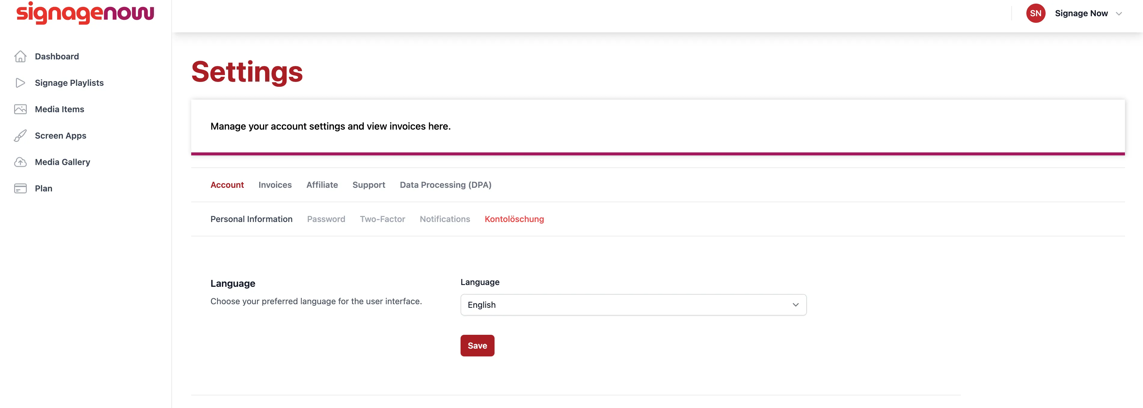 How do I add a different payment method on SignageNow?
