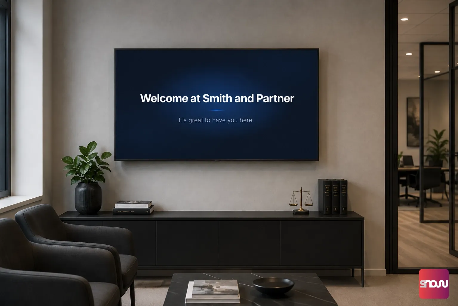 Use SignageNow as welcome screen software