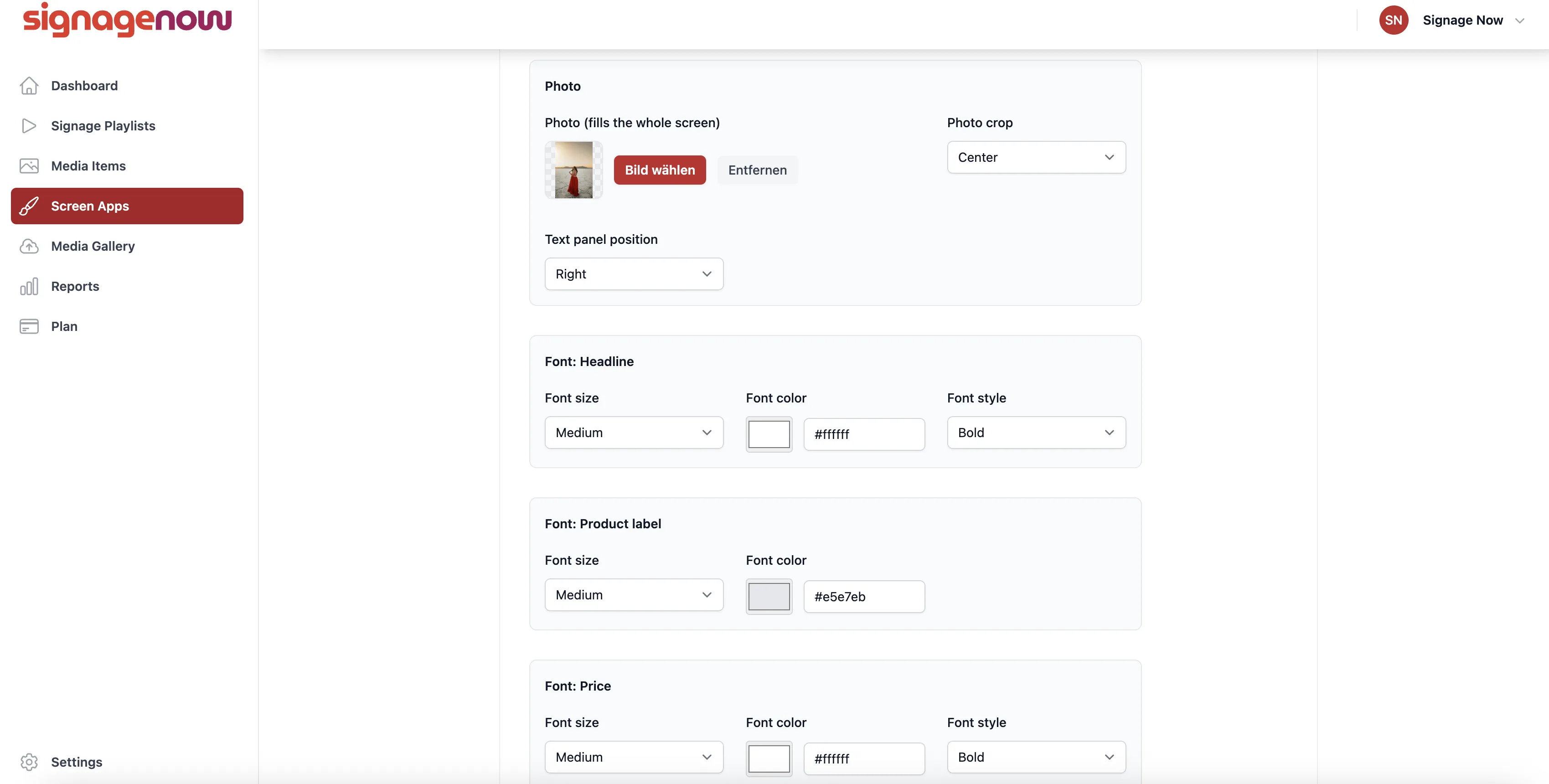Free Templates for Screen Advertising from SignageNow