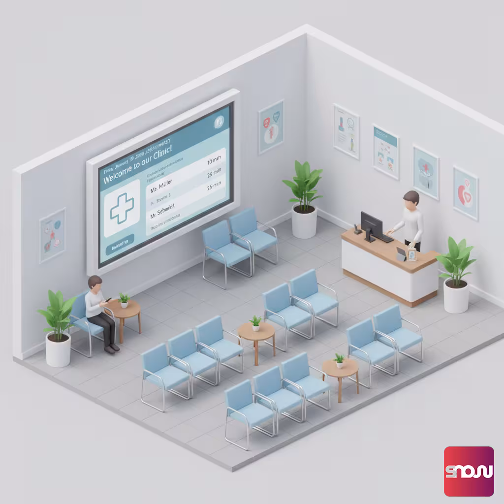 Create your own waiting room TV with SignageNow